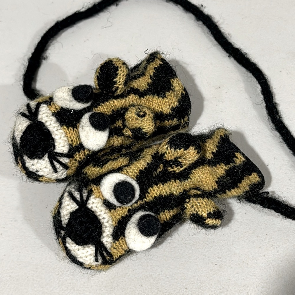 San Diego‎ Hat Company Baby Fleece Lined Wool Tiger Mittens